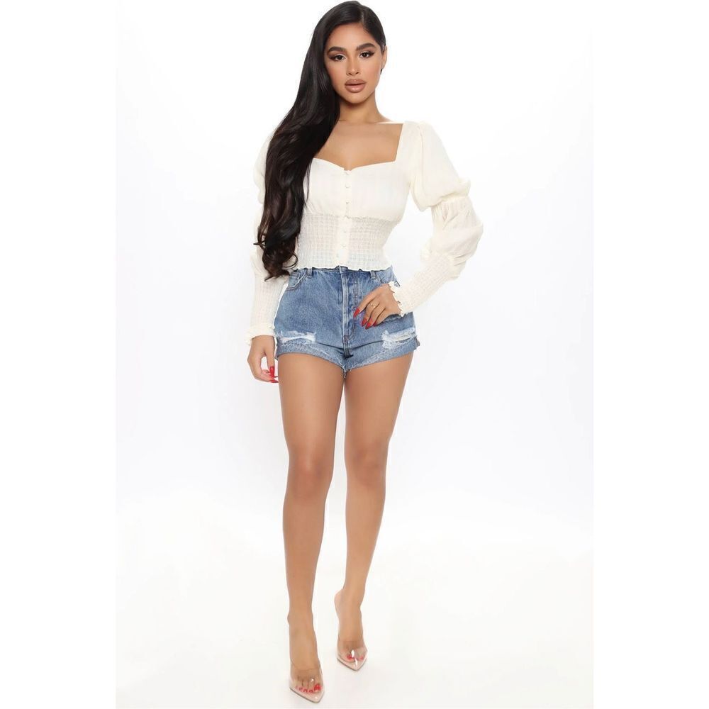 Fashion Nova Can’t Cuff Me Shorts‎